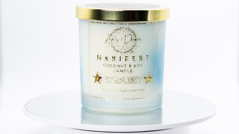 14oz Manifest Wood Wick Candle (Starlight).